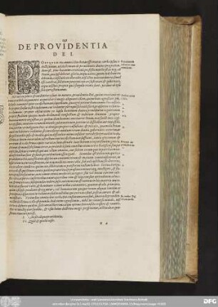 De Providentia Dei.