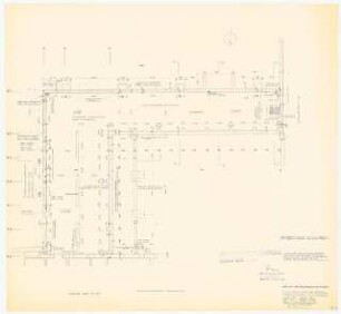 Technische Universität Berlin Elektrotechnische Institute, 2. Bauabschnitt: Verbindungsbau Kellergeschoss 1:50