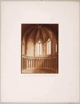 Die Kapelle Johannes des Täufers und Paulus im Dom zu Meißen, Blatt Nr. 9 aus Mappenwerk "Der Dom zu Meißen" von Friedrich Wilhelm Schwechten