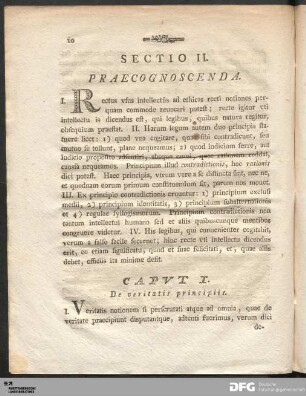 Capvt I. De veritatis principiis.