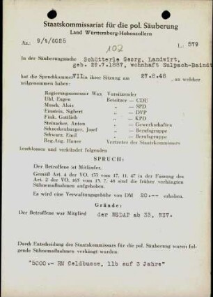 Schütterle, Georg