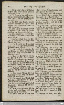 Der 105. Psalm
