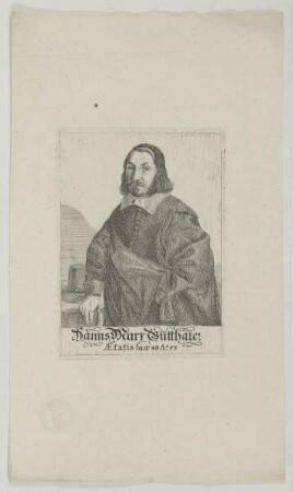 Bildnis des Hanns Marcus Gutthäter