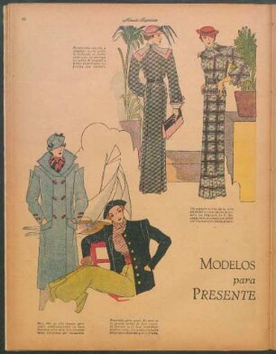 Modelos apropiados para la presente temporada [Dibujos]