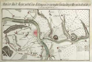 WHK 31 Krieg mit Frankreich 1792-1805: Plan der Belagerung der Stadt Mainz durch die deutschen Truppen, 1793