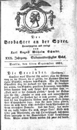 37. Stueck, 12. September 1831