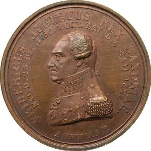 König Friedrich August I.- Tod