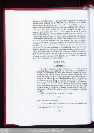 Titre XIV Commerce