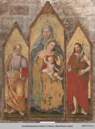 Anna Selbdritt mit den Heiligen Petrus und Johannes dem Täufer