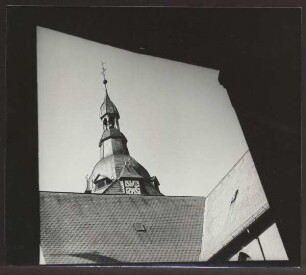 Kirchturmspitze der Erlöserkirche. Detmold