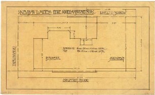 Billing, Hermann; Karlsruhe, Kriegsstr. 159 / Bunsenstr. 12; Doppelhaus L. Meess - Lageplan