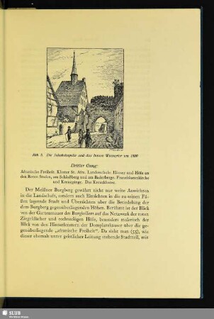 Abb. 5. Die Jakobskapelle und das Innere Wassertor um 1800