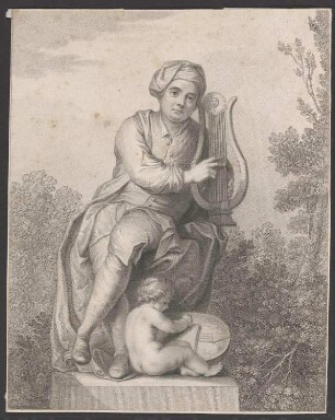 Händel-Statue in den Vauxhall Gardens
