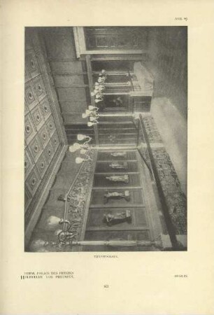 Ehem. Palais des Prinzen Albrecht von Preussen. Treppenhaus. Berlin