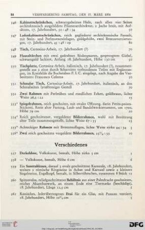 Verschiedenes (Nr. 557-590)