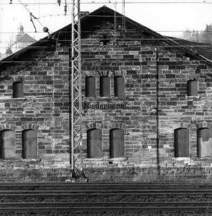 Lokomotivhalle; Eschwege, Bahnhof Eschwege West, Soodener Straße-Am Lokschuppen 1, Soodener Straße-Am Lokschuppen
