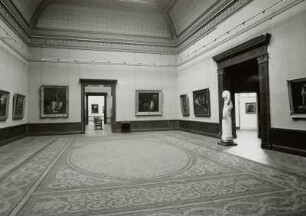 Schwerin. Staatliches Museum (Landesmuseum) : Schwerin. Staatliches Museum (Landesmuseum), Am alten Garten. Ausstellungsraum der Niederländer-Abteilung