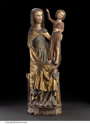 Thronende Maria mit dem Kind