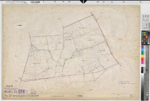 Walstedde (Drensteinfurt), Flurbereinigung Walstedde, Bl. 15 Zuteilungskarte Walstedde Flur 33,1