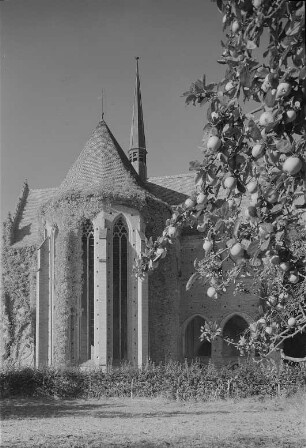 Chorin. Zisterzienserkloster (1334 geweiht), Kirche, Chor von Südosten
