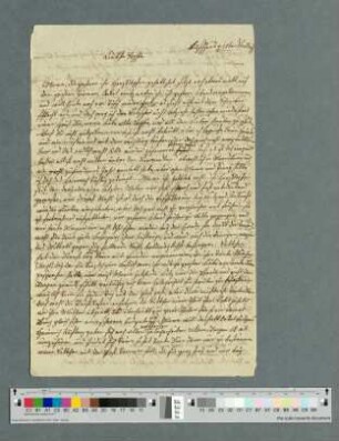 Brief an Sophie [von Haxthausen in Bökendorf], Rüschhaus 15.[11.1844]