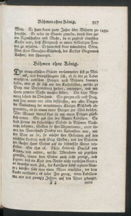 Böhmen ohne König
