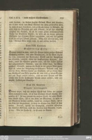 Das IX. Capitel. Glaube verleugnet.