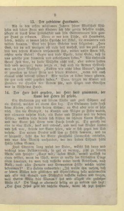 13. Der zufriedene Hausvater