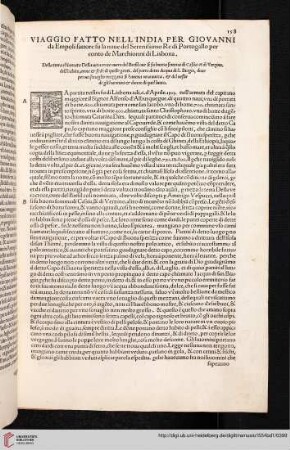 Viaggio fatto nell'India per giovanni da Empoli [...]