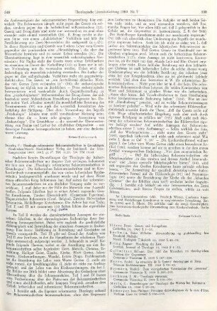 549-550 [Rezension] Jacobs, Paul, Theologie reformierter Bekenntnisschriften in Grundzügen