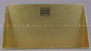 Werbeaufsteller/Thekenstück für "Reemtsma Gelbe Sorte"-Zigaretten