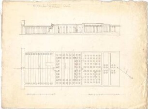 Speeth, Ferdinand; Ägypten; Tempelanlagen - Grundriss, Schnitt