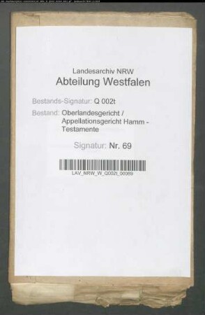 Hincke, Eleonora geb. Lindholzen, Witwe des Kriegsrates Hincke, Hamm
