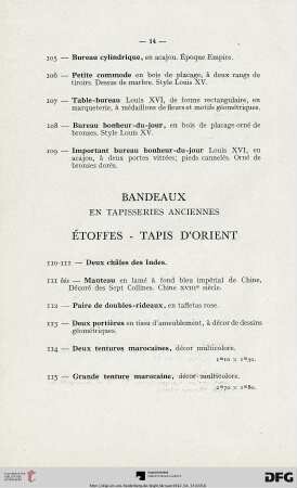 Bandeaux en tapisseries anciennes - Étoffes - Tapis d'Orient (Nr. 110-141)