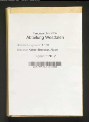 Kopiar, Band 2. Classis 4 - 9 mit Urkundenabschriften 1170 - 1683, angelegt 1668.