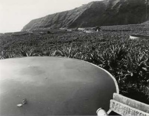 Bewässerungsbecken der Bananenplantagen bei Tazacorte, La Palma