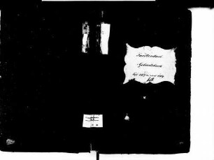 Fautenbach, Achern OG; Katholische Gemeinde: Geburtenbuch 1857-1869
