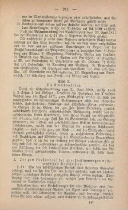 Titel 3. Die Gewerbeordnung