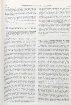433-434 [Rezension] Augustinus, Aurelius, Dreiundachtzig verschiedene Fragen