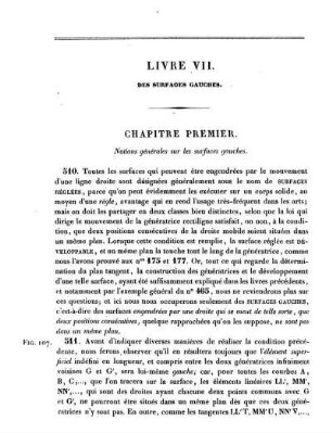 Livre VII. Des Surfaces Gauches.