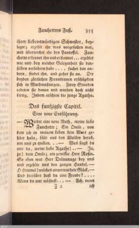 Das funfzigste Capitel. Eine neue Entführung.
