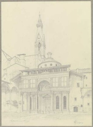 Die Pazzi-Kapelle bei Santa Croce in Florenz