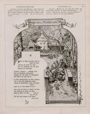 "Steht ein Mädel am Weg"