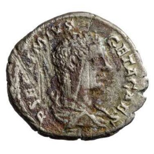 Münze, Denar, 203 - 208 n. Chr.