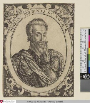Henricvs Borbonivs D. G. Navar R.; [Henri IV., König von Frankreich]