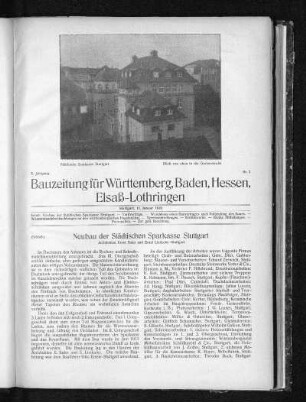 Neubau de Städtischen Sparkasse Stuttgart