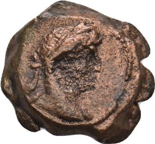 Hadrian (117-138 n. Chr.): Alexandria / Ägypten, 129/130 n. Chr. – Hemiobol