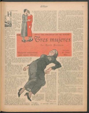 Tres mujeres : Final del folletín de "El Hogar". - Traducido expresamente para nuestro semanario