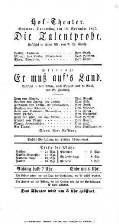 Die Talentprobe