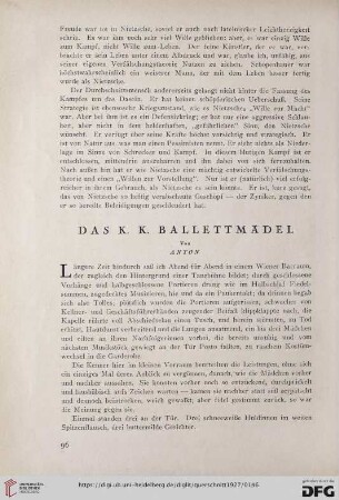 7: Das K. K. Ballettmädel